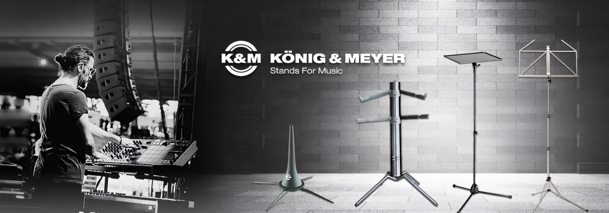 Konig & Meyer в UPsound: стойки и аксессуары, которые выбирают профессионалы